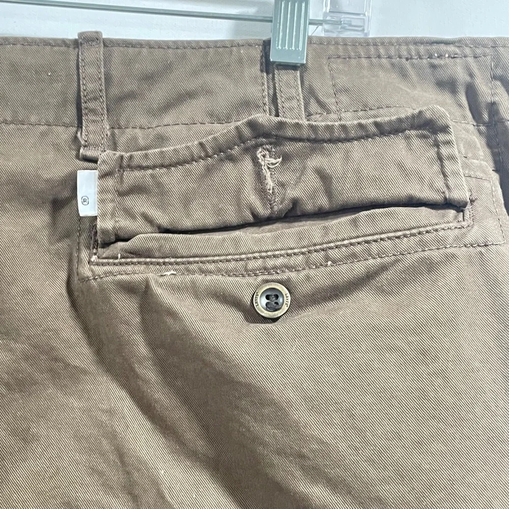 Levis Mens Cargo Shorts Brown Cotton Multi‎ Pocket Casual Size 44 Baggy Skater